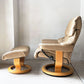 エコーネス EKORNES ストレスレスチェア Stressless レノ RENO リクライニングチェア オットマンセット ノルウェー 北欧家具 ★