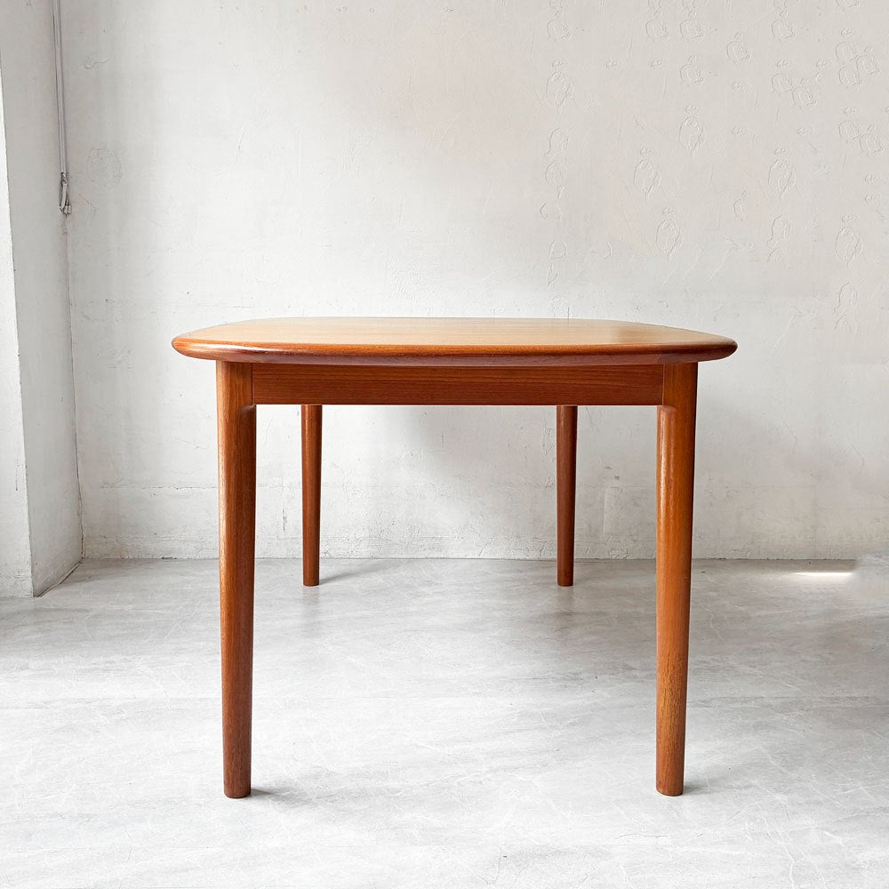 ジャパンビンテージ Japan Vintage チーク材 エクステンション ダイニングテーブル W145㎝ 延長天板欠品 北欧スタイル ★