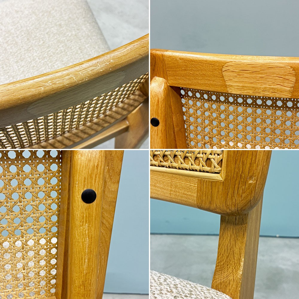 クラッシュゲート CRASHGATE ノットアンティークス Knot Antiques ピケ PIKE ダイニングチェア ベージュ オーク材 定価：￥31,900- B ◎