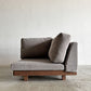 マスターウォール MASTERWAL デニッシュ DANISH SOFA コーナーソファ W94cm ウォールナット無垢材 ファブリック 新品替えカバー付 合計定価￥445,500- 〓