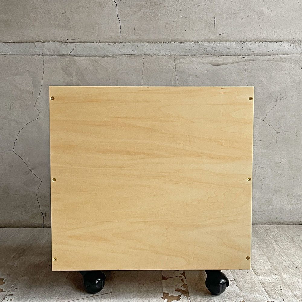 モヘイム MOHEIM × ビームスレコーズ BEAMS RECORDS レコードボックス 別注 LINDEN BOX for 12inch Vinyls + FLAT DOLLY カート付き ♪