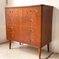 北欧ビンテージ Scandinavian チーク材 チェスト Teakwood 4dr Chest スウェーデン Sweden Vintage ★