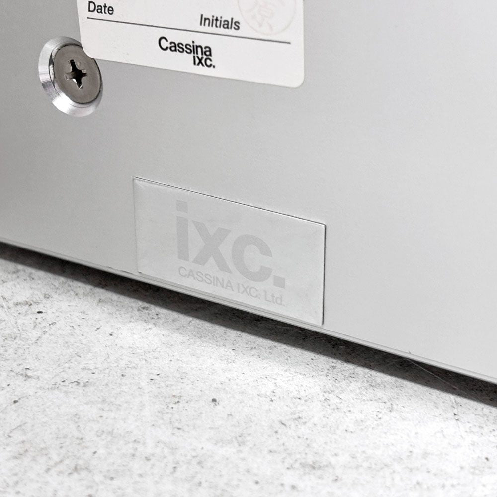 カッシーナ CASSINA IXC エアフレーム3014 AIR FLAME ベンチ 3人掛け FX革 本革 W168cm デヴィッド・チッパーフィールド ●
