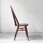アーコール Ercol クエーカーチェア ダイニングチェア ハイバック オールドコロニアル ブラウン エルム材 × ビーチ材 UKビンテージ 英国家具 ★
