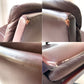 シュトレッセル Strassle ビンテージ キングチェア King chair + キングフットスツール King footstool レザー イージーチェア ブラウン スイス ★
