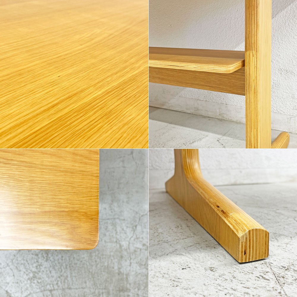 無印良品 MUJI リビングでもダイニングでもつかえる ダイニングテーブル オーク材 W130 x D65cm 〓