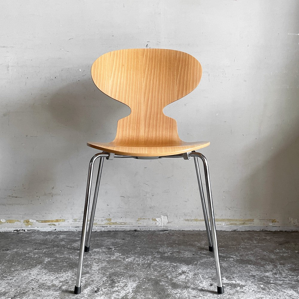 フリッツハンセン Fritz Hansen 3101 アリンコチェア アントチェア 4本脚 ビーチ材 ナチュラル ラッカー仕上げ アルネ・ヤコブセン デンマーク 北欧家具 B ■