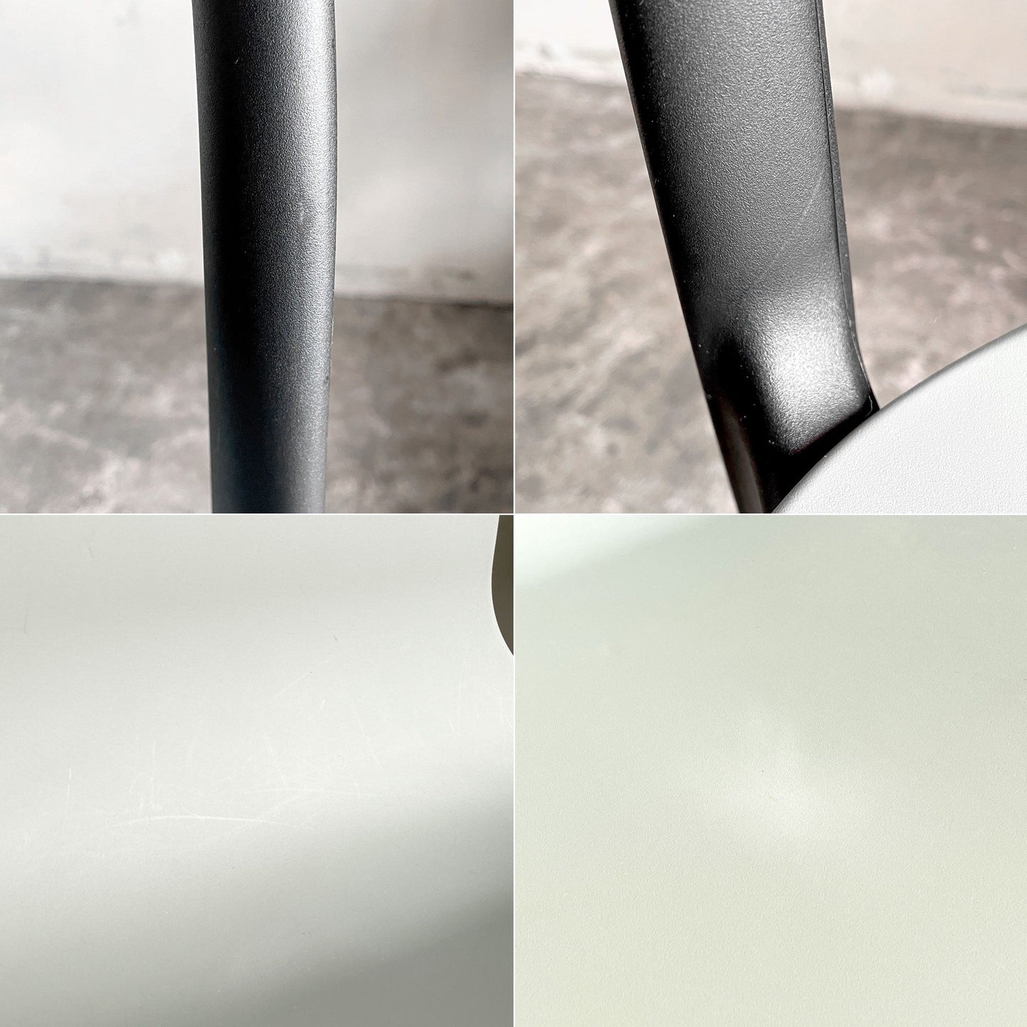 ヴィトラ Vitra ベルヴィルチェア Belleville Chair ダイニングチェア スタッキングチェア モスグレー ロナン & エルワン・ブルレック B ■