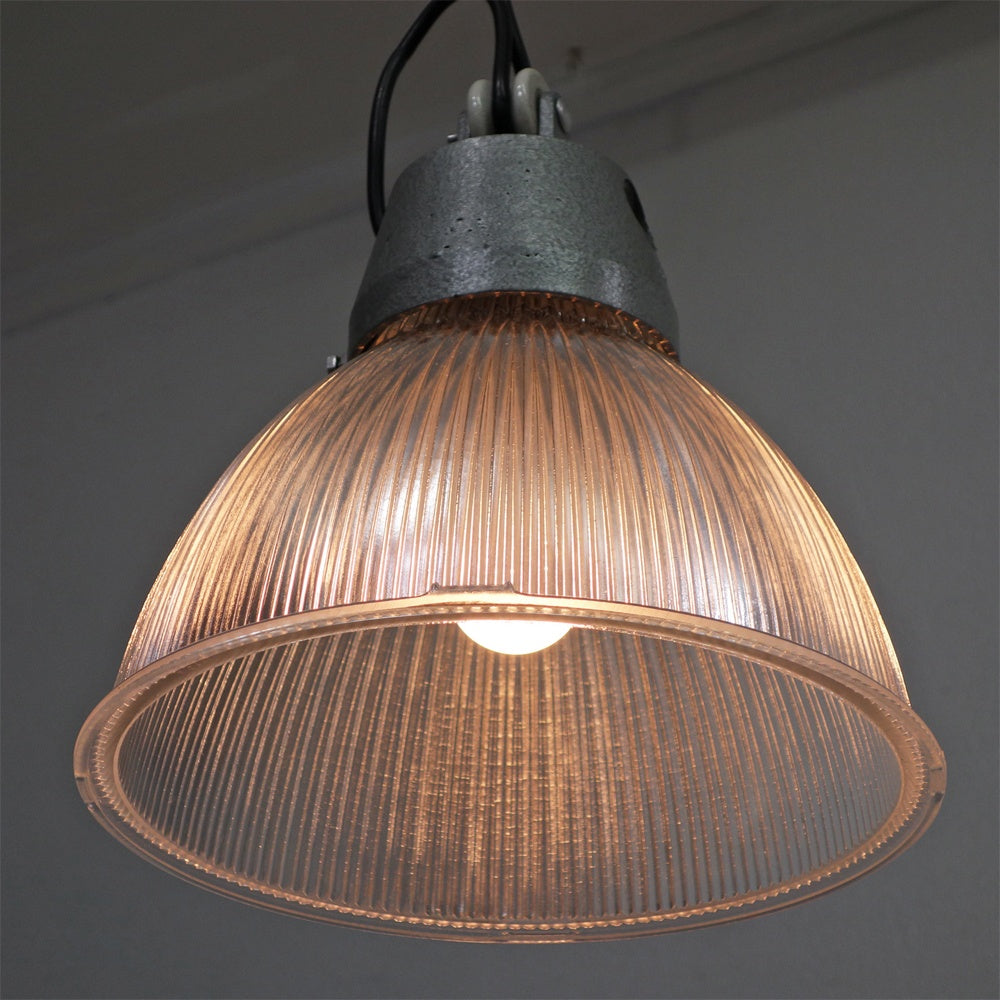 ビンテージスタイル Vintage Style ガラスシェード ペンダントライト ダイナーランプ インダストリアルデザイン ●