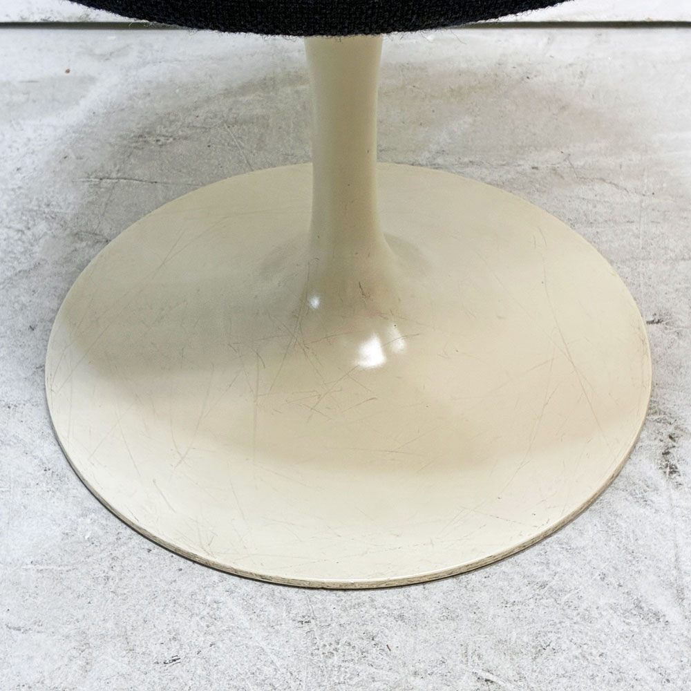 ノル ノール Knoll ビンテージ チューリップ スツール 回転式 エーロ・サーリネン Eero Saarinen スペースエイジ ミッドセンチュリー ウレタン・ファブリック交換品 ●