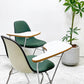 ハーマンミラー Herman Miller サイドシェルチェア セカンド 2nd ビンテージ アプホルスター スクールベース スタッキングベース 肘掛けテーブル付 イームズ ミッドセンチュリー C ●