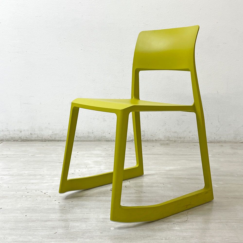 ヴィトラ Vitra ティプトン Tip Ton ワークチェア ダイニングチェア デスクチェア マスタード スタッキング チルト機能 定価￥47,300- ●