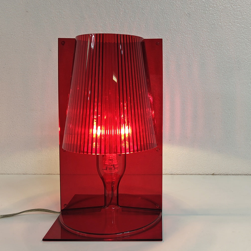 カルテル Kartell テイク TAKE テーブルランプ ポリカーボネート製 フェルーチョ・ラヴィアーニ Ferruccio Laviani レッド イタリア ●