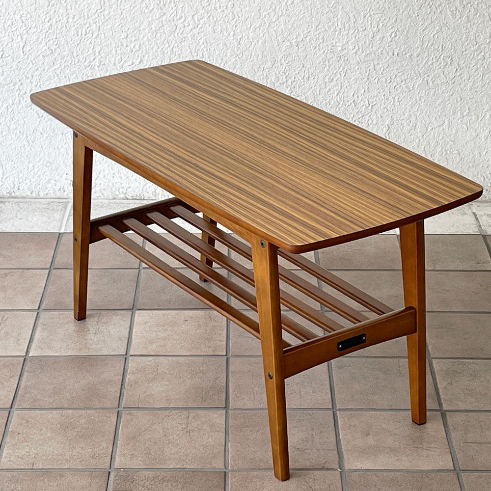 カリモク60 Karimoku60 リビングテーブル Sサイズ ウォールナットカラー デコラトップ W90cm ジャパンミッドセンチュリー 定価￥48,950- ◇