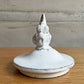 アスティエ・ド・ヴィラット Astier de Villatte グラン・シャレ Grand Chalet キャンドルカバー Bouquet shaped handle キャンドルリッド グラスキャンドル用 陶器 フランス ♪