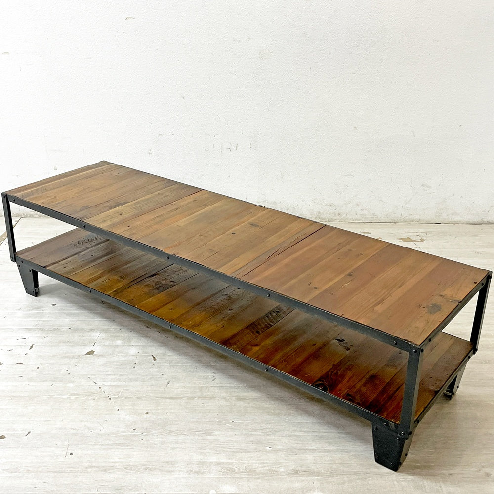 ジャーナルスタンダードファニチャー Journal Standard Furniture カルビ CALVI TVボード L サイズ AVボード 古材×アイアン ●