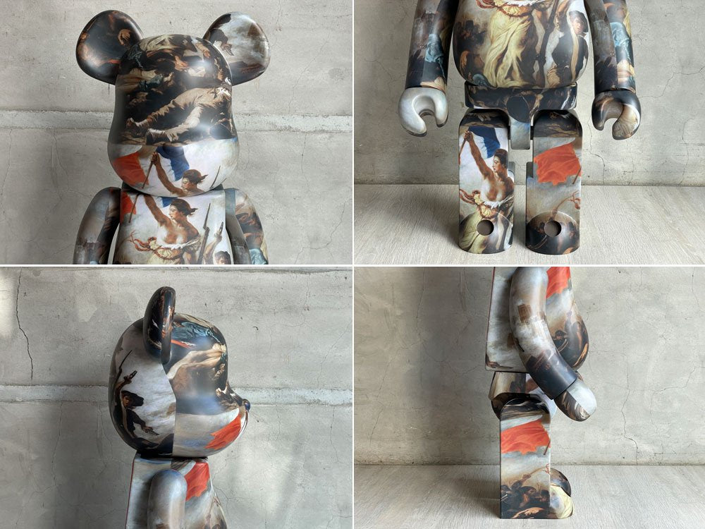 メディコムトイ MEDICOM TOY ルーブル Louvre ×ベアブリック BE@RBRICK ウジエーヌ・ドラクロワ "Liberty Leading the People" 1000% ♪