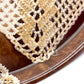フレデリックモレル FREDERIQUE MORREL トレイ 刺繍 1点物 RE-BIRTH ハンドクラフト 29Φ フランス ●