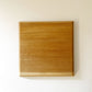 富井貴志 シカクル shikakuru 四方皿 20×20cm ナラ材 角皿 スクエアプレート 木工 現代作家 定価￥10,500- A ◎