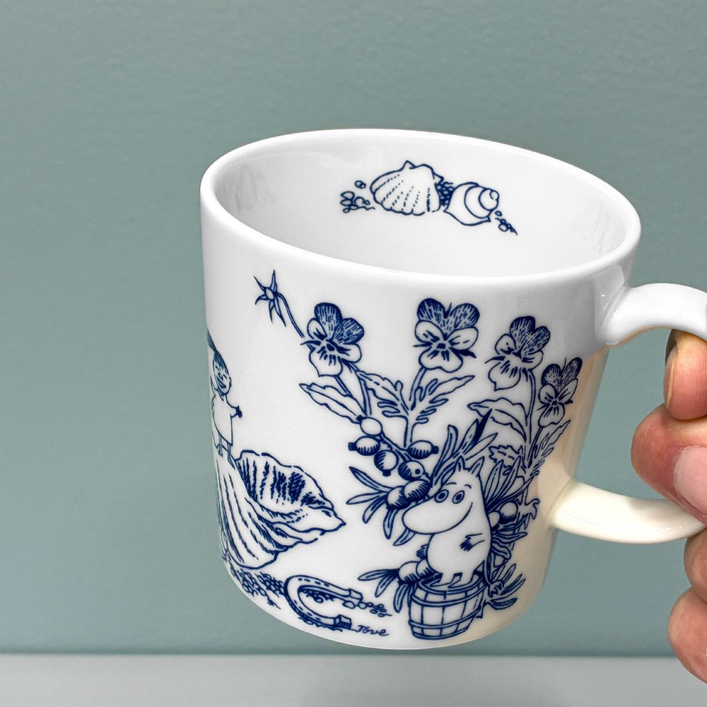 アラビア ARABIA ムーミンマグ MOOMIN シーブリーズ Sea breeze アラビア150周年記念 2023年 フィンランド 北欧食器 箱付き ◎