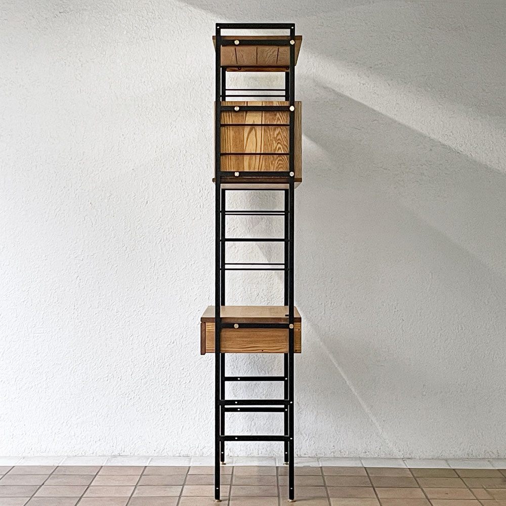 モモナチュラル MOMO Natural ユニットボード UNIT BOARD デスクユニット 収納付き ドロップダウン W75×H190cm ナチュラルデザイン ◇