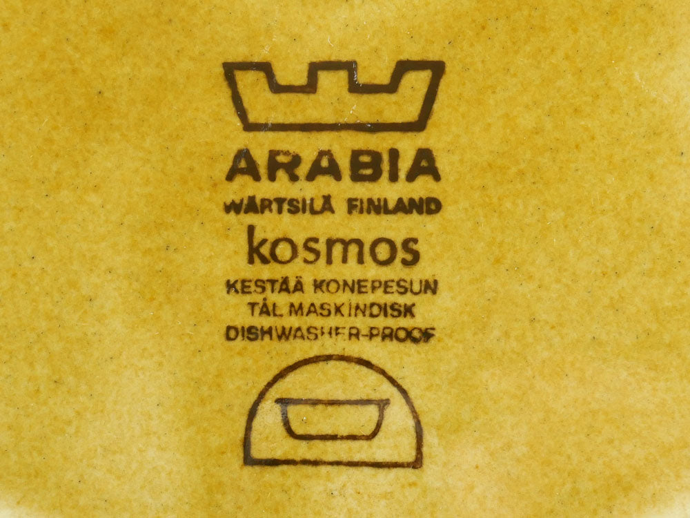 アラビア ARABIA コスモス KOSMOS ディナープレート Φ25.5cm ウラ・プロコッペ Ulla Procope ビンテージ 北欧食器 A ●