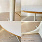ハーマンミラー Herman Miller ペデスタルテーブル PEDESTAL TABLE エンドテーブル Φ72cm ホワイト ジョージ・ネルソン ミッドセンチュリー ★