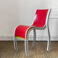 カルテル Kartell FPE chair スタッキングチェア ダイニングチェア アルミ ポリプロピレン レッド ロンアラッド イタリアモダン 廃番 ◎