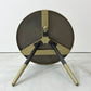 Whitelabel Living デニス サイドテーブル Denise Side Table アッシュ材 鉄脚 アイアンレッグ ウォールナット系カラー ●