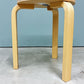 アルテック Artek スツール60 Stool60 バーチ材 ナチュラルラッカー 3本脚 アルヴァ・アアルト フィンランド 北欧 talo購入品 ◎