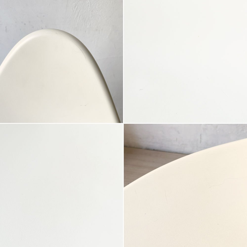 フリッツハンセン Fritz Hansen ドロップチェア ダイニングチェア アルネ・ヤコブセン ホワイト 北欧 デンマーク ★