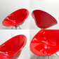 カルテル Kartell エロエス ERO S ダイニングチェア レッド 4本脚 フィリップ・スタルク スペースエイジ イタリア 参考定価￥93,400- ●