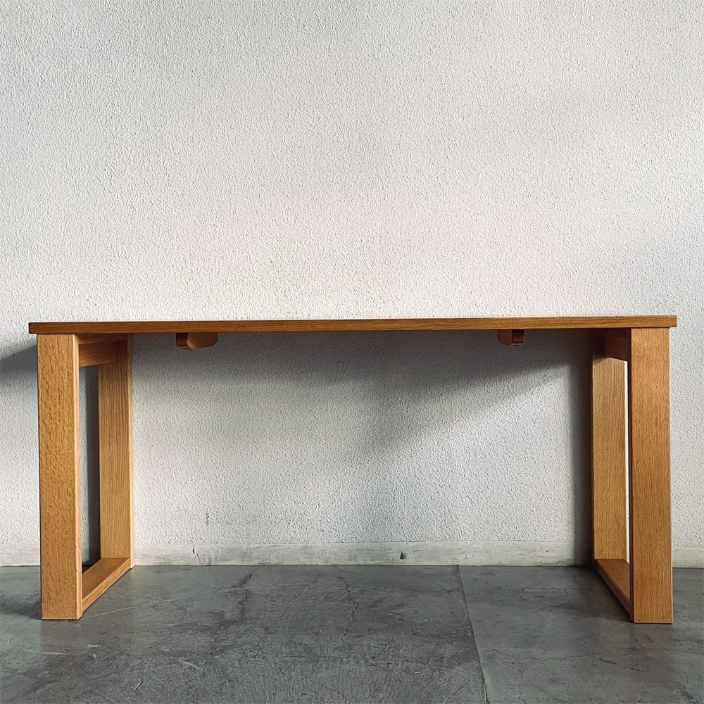 飛騨産業 HIDA ソフィオ SOFFIO デスク W150cm D46cm レッドオーク無垢材 ワークデスク コンソールテーブル 国産家具 〓