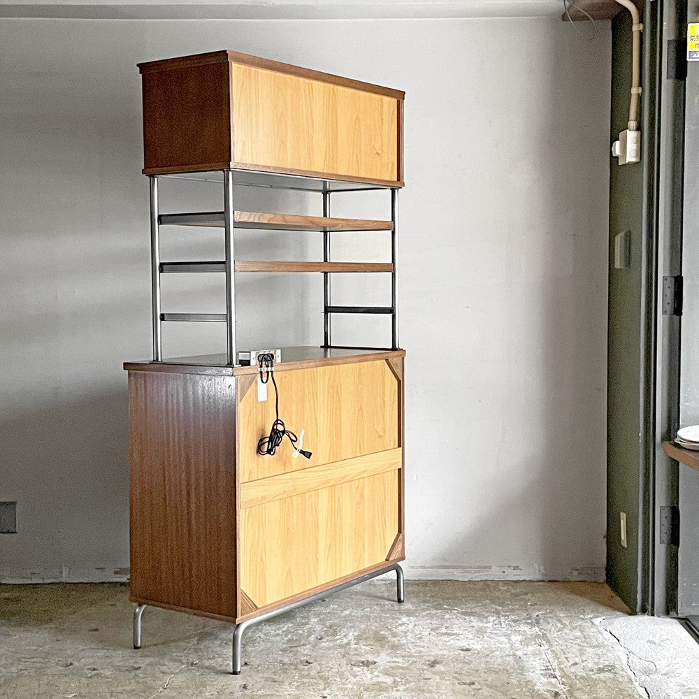 ジャーナルスタンダードファニチャー j.s.F ブリストル BRISTOL キッチンボード 食器棚 カップボード W92cm アッシュ材 廃盤 ■