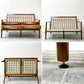 アクメファニチャー ACME Furniture デルマー ソファ 2シーター DELMAR SOFA 2-Seater 2Pソファ レザー張り ブラウン アッシュ材 廃番 ●