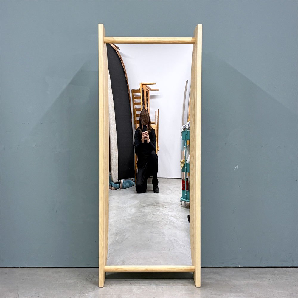 マジス MAGIS リトルビッグミラー LITTLE BIG MIRROR フラットミラー flat natural 未使用品 イタリアモダン ◎