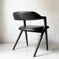スクエアルーツ SQUARE ROOTS ランナチェア LANNA CHAIR ダイニングチェア アームチェア オーク材×牛革 レザー 美品 参考価格￥77,000- B ★