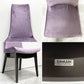 カワジュン KAWAJUN ドリディナチェア DORIDINA CHAIR ファブリック パープル モールドウレタン シンプルデザイン C ●