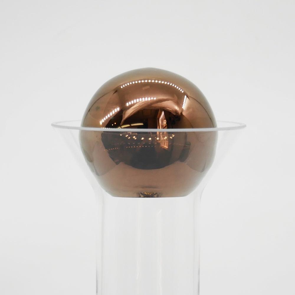 トムディクソン Tom Dixon タンクデキャンター Tank Decanter ガラス コッパーカラー 定価36,300円 ●