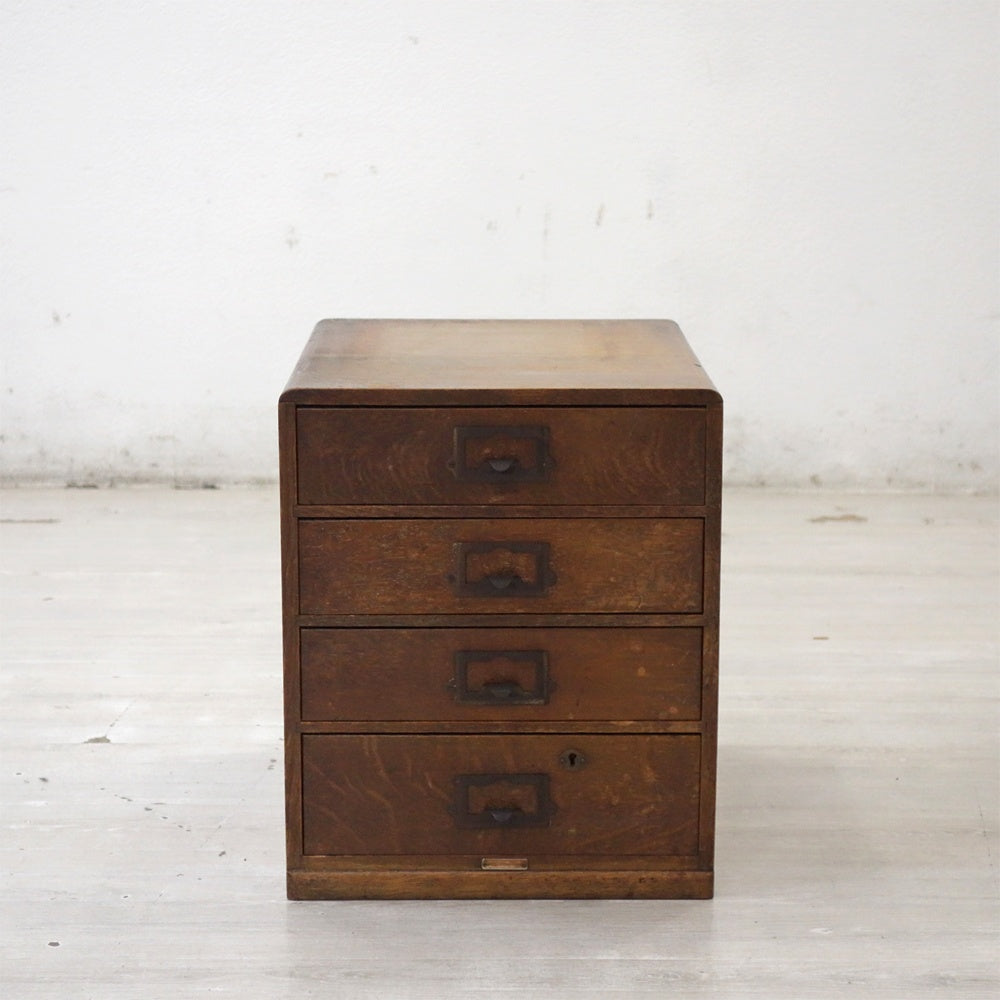ジャパンビンテージ Japan vintage 小引き出し 4段 抽斗 古家具 古道具 ●