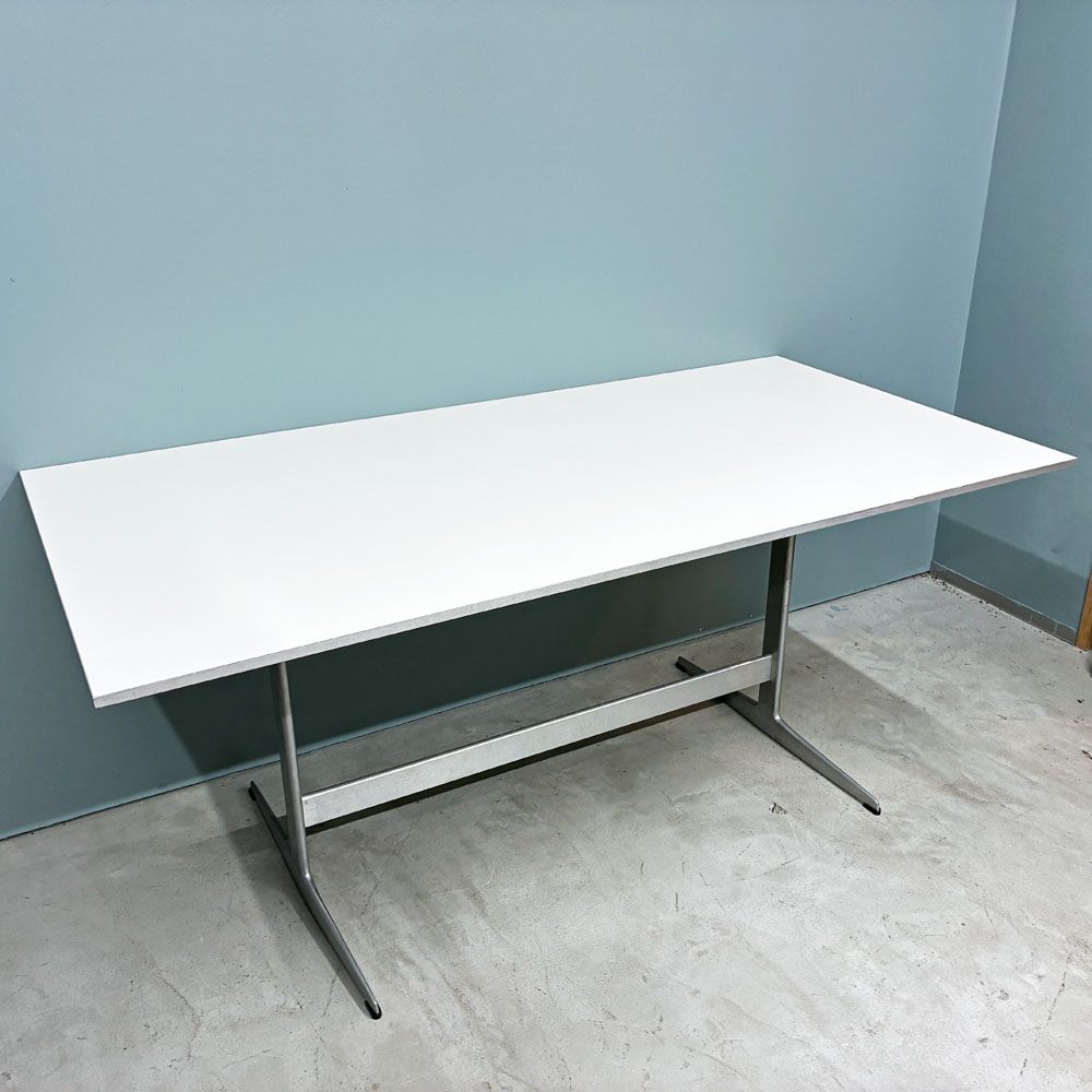 フリッツハンセン Fritz Hansen D438 シェーカーベース SHAKER BASE ダイニングテーブル W160cm ブルーノ・マットソン アルネ・ヤコブセン デンマーク 北欧家具  ◎