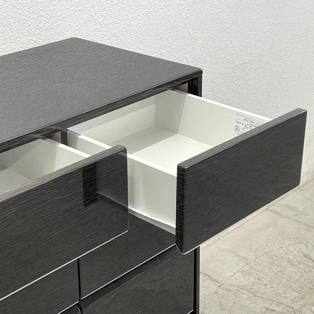 tac INTERIOR ベルク BELC チェスト ロータイプ 8ドロワー W120cm モダンデザイン 定価：83,500円 〓