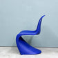 ヴィトラ vitra パントンチェア ダイニングチェア スタッキングチェア ブルー ヴェルナー・パントン Panton ミッドセンチュリー スペースエイジ B ◎