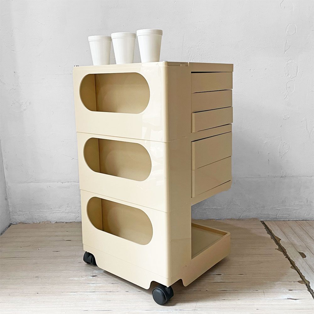 ビーライン B-LINE ボビーワゴン BOBY WAGON 日本限定色ベージュ 別売りコップ×3＆アクリルトレー、インナートレー ジョエ・コロンボ ★