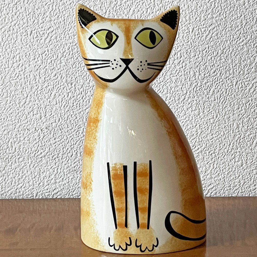 ハンナターナー Hannah Turner 貯金箱 Money box ネコ Cat ジンジャー タビー GINGER Tabby H21㎝ ◇