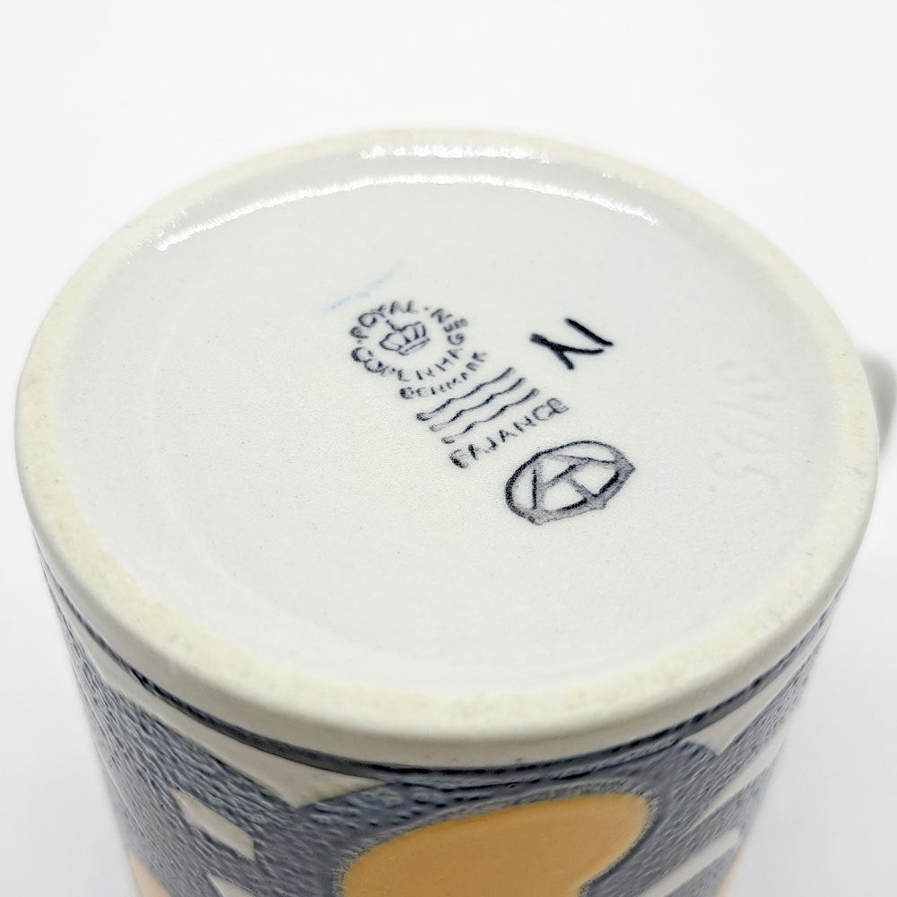 ロイヤルコペンハーゲン ROYAL COPENHAGEN イヤーマグ year mug アニュアルマグ Sサイズ 1976年 北欧ビンテージ デンマーク ●