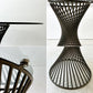 カリガリス calligaris ヴォルテックス ラウンドテーブル VORTEX Round table ダイニングテーブル スモークガラス天板×マットブロンズベース Φ120cm イタリアモダン 定価 ¥237,600- ●