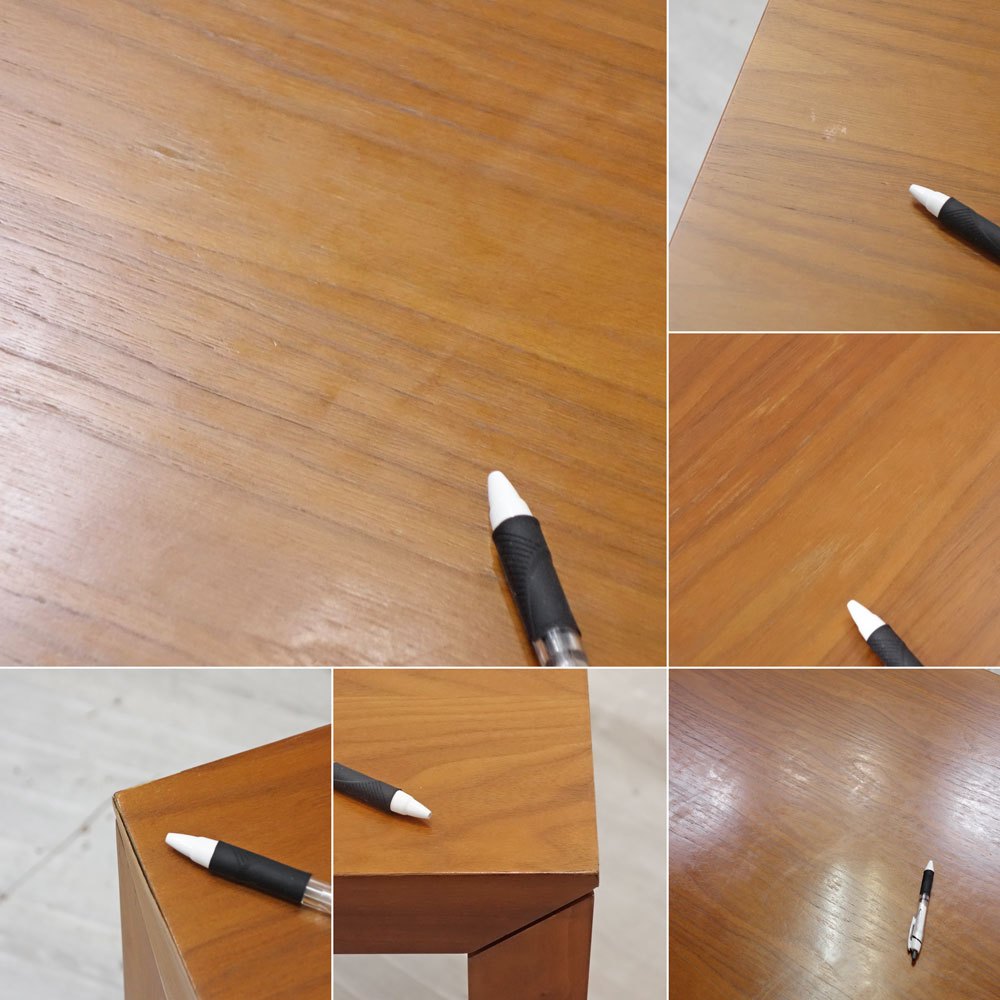 モダンデザイン Modern Design ウォールナット材 ダイニングテーブル W150cm シンプル ミニマルデザイン ●