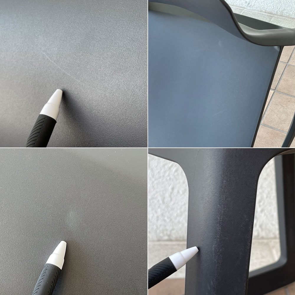 ヴィトラ Vitra ティプトン Tip Ton ワークチェア ダイニングチェア デスクチェア ブラック スタッキング チルト機能 定価￥47,300- ◇