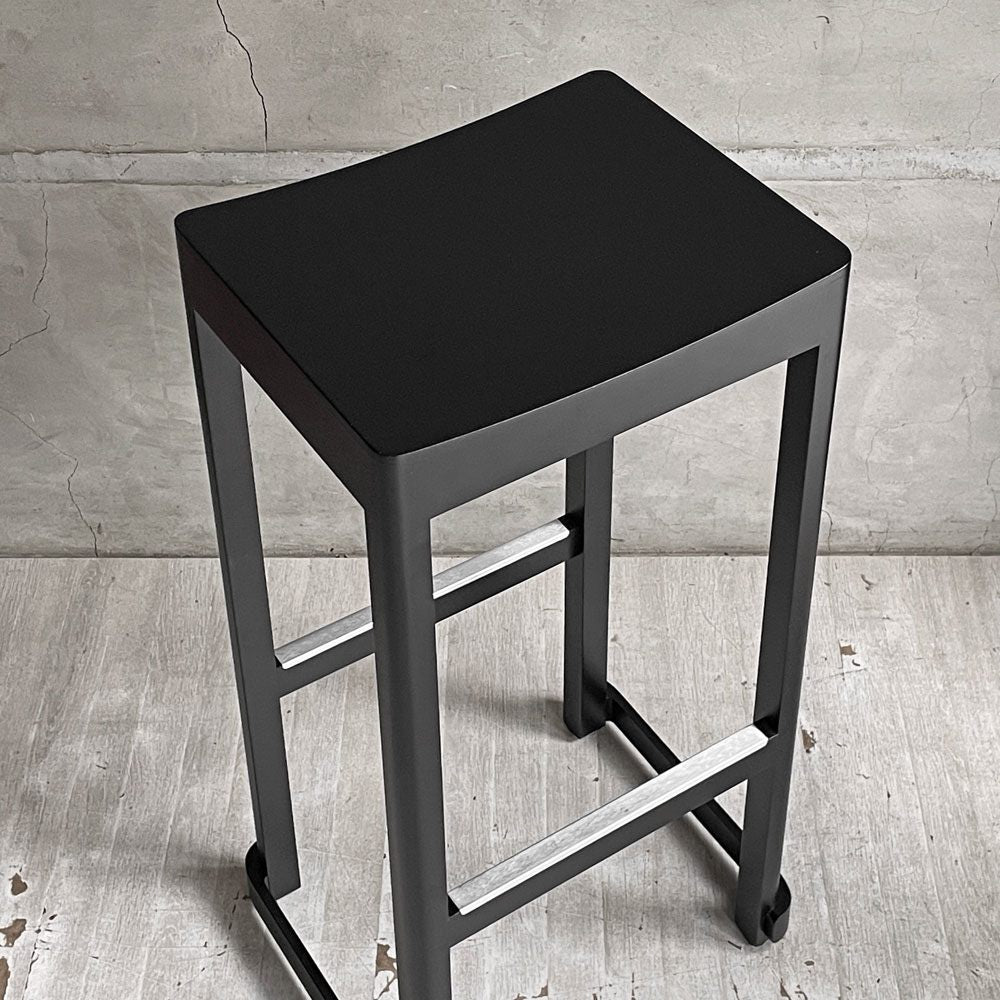 アルテック artek アトリエ バースツール Atelier Bar Stool H75cm ビーチ材 ブラックラッカー仕上げ タフ スタジオ TAF Studio スウェーデン 北欧家具 ♪